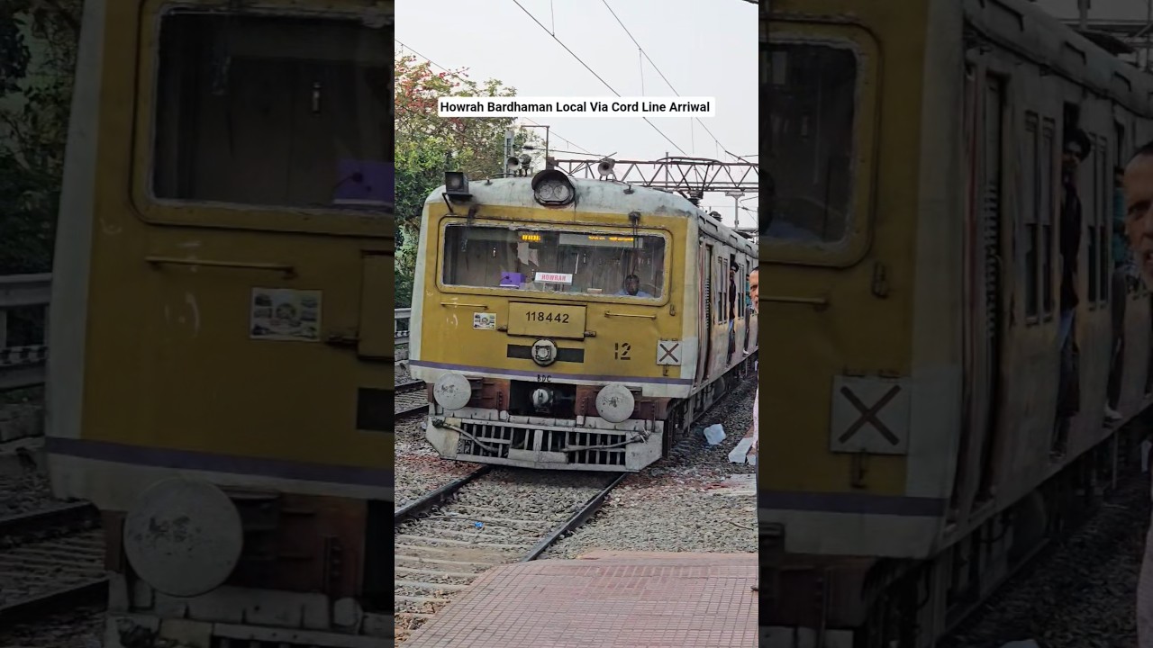 Howrah Bardhaman Local Via Cord Line Arriwal Liluah #youtube #subscribe #shorts #viral