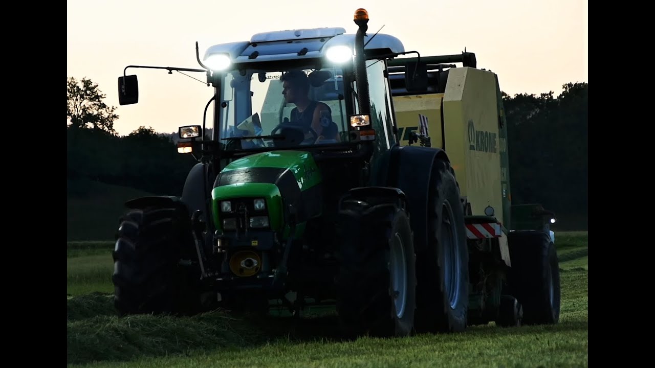 Farming XXS Silageballing 2021 in Switzerland /Krone /Deutz-Fahr