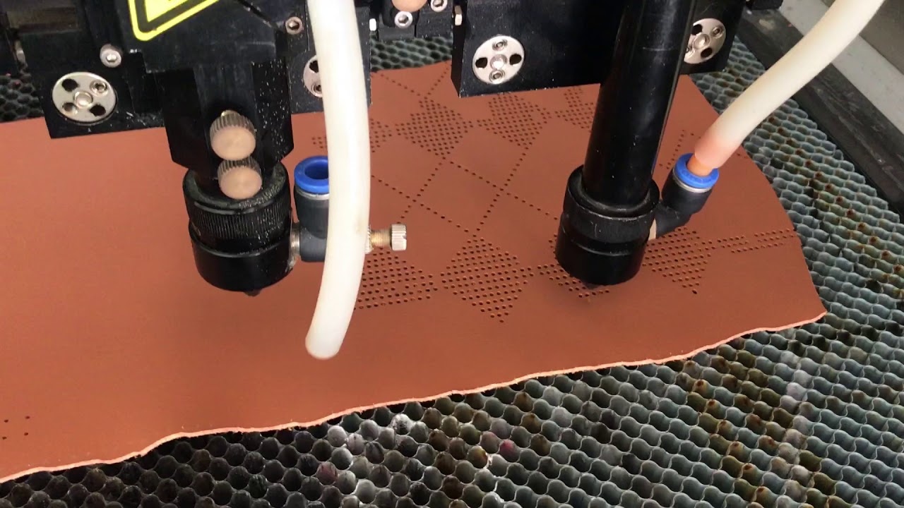 Laser cutting machine for punching Leather rexine