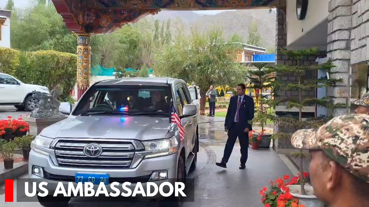 US Ambassador Sergio Gor arrives in Leh