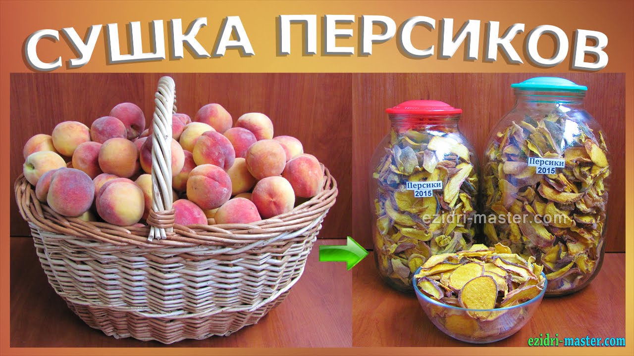 Сушка персиков — 10 кг.