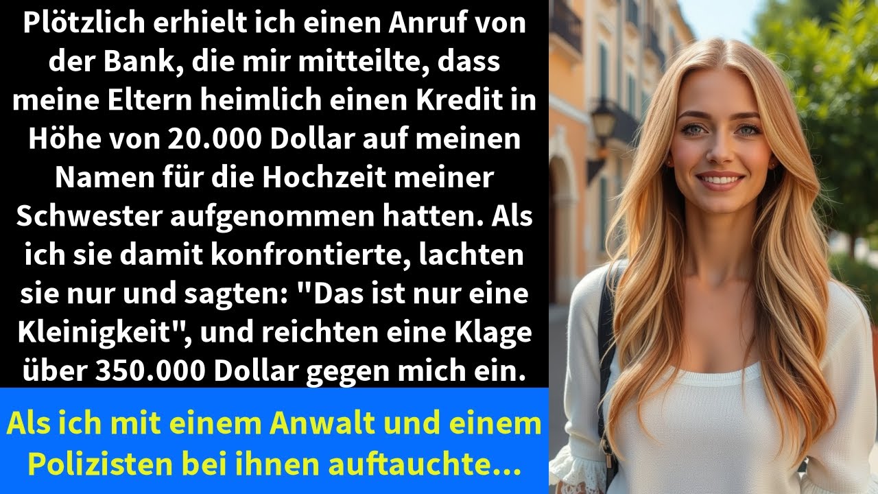 Plötzlich erhielt ich einen Anruf von der Bank, die mir mitteilte, dass meine Eltern heimlich einen