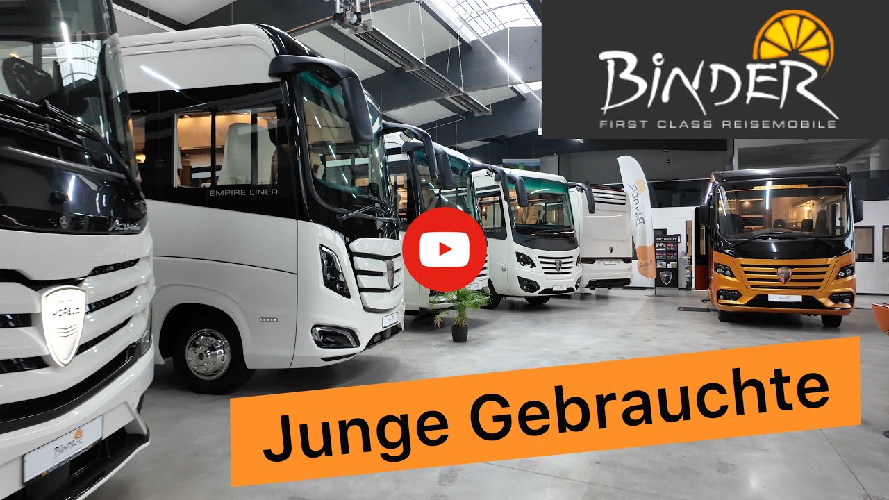 Junge Gebrauchte von Binder First Class Reisemobile.