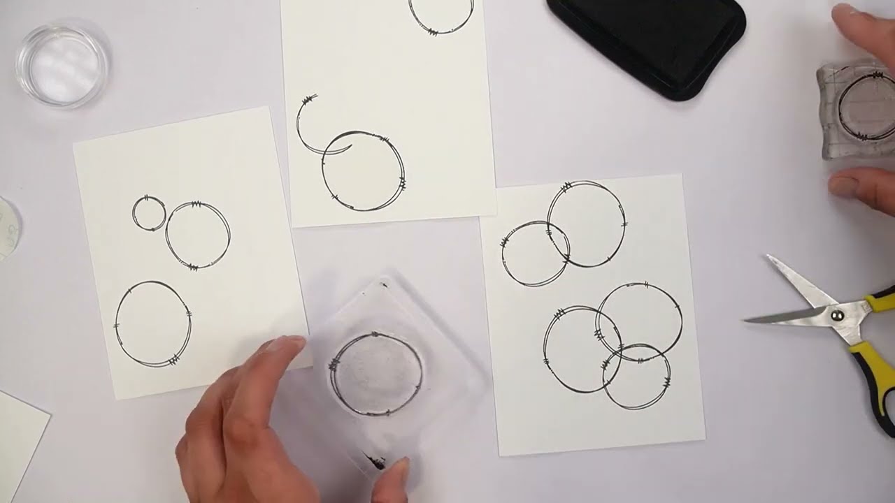THREE DIFFERENT CARDS USING ONE ELEMENT! (1165)