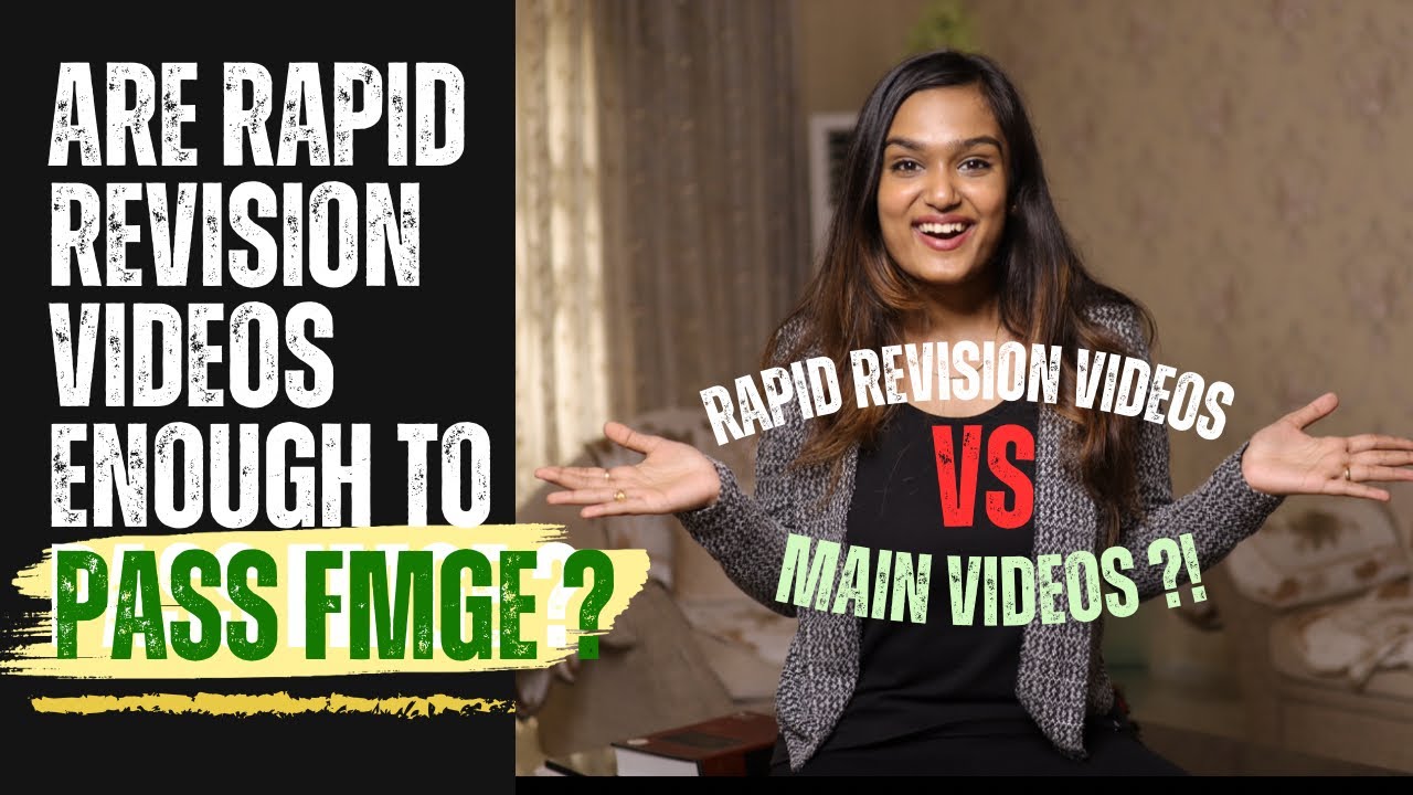 Быстрый пересмотр VS Основные видео, что поможет вам сдать FMGE в июне 2024 года?
