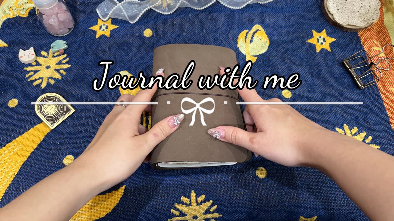 journal with me for a peaceful mind 🌿 (no talking, asmr) | journalforsoul