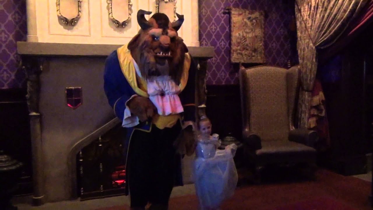 Kayla and the Beast at Be Our Guest, Disney