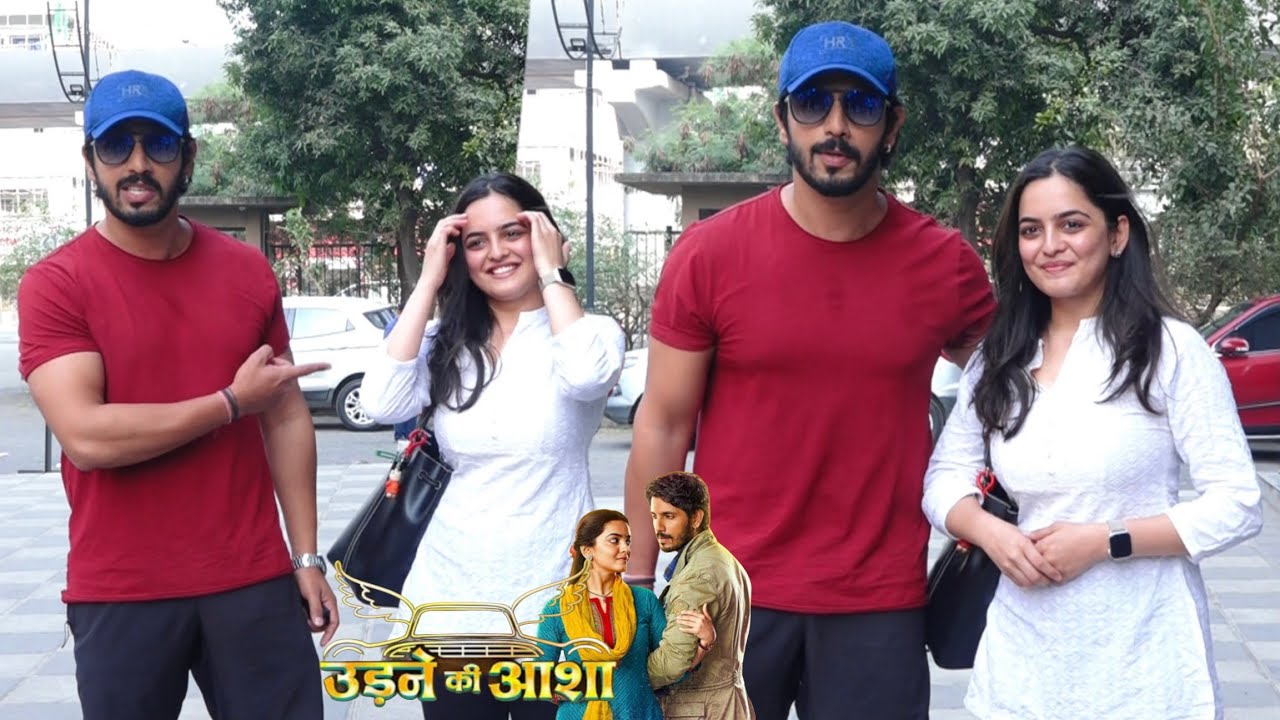Udne Ki Aasha Cast Kanwar Dhillon And Neha Harsora Arrive For Dance Rehearsal For ITA Awards 2024