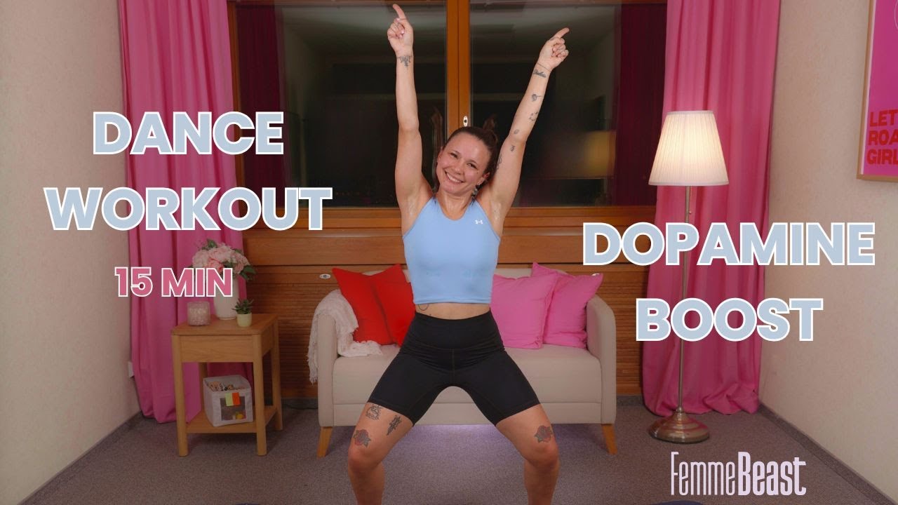 15 MIN Dance Workout 💃🏻 | Full Body Workout | Fun Cardio Dance | DOPAMINE BOOST | Femme Beast