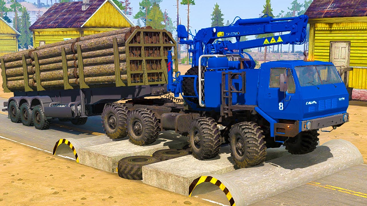 🏔️ “Hauling Heavy Cargo Through the Mountains – Epic Truck Simulator Drive!” Mudrunner Hyper Truck