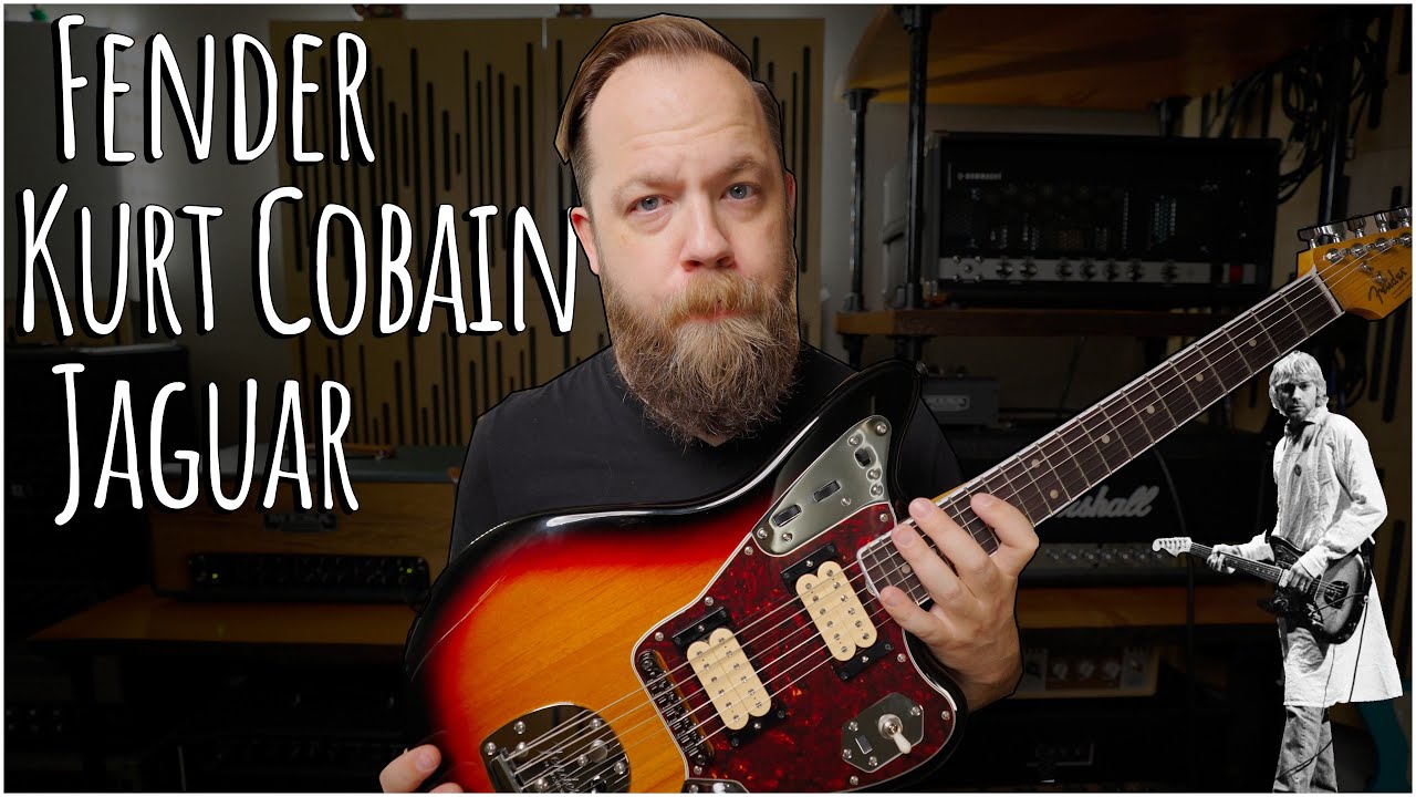 Потрясающе! Fender Kurt Cobain Jaguar!
