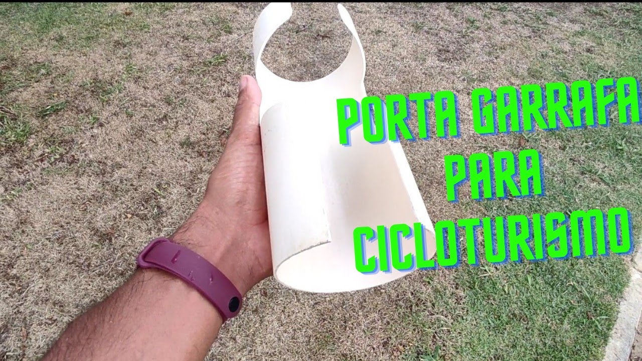 Porta garrafa para cicloturismo feita de PVC @PedalRaiz