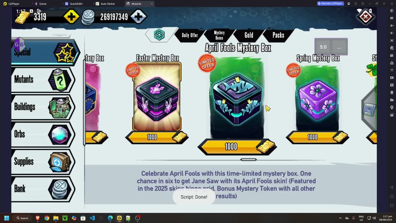 Mutant Genetic Gladiators Script | UPDATE!!! New Super Pack Available!