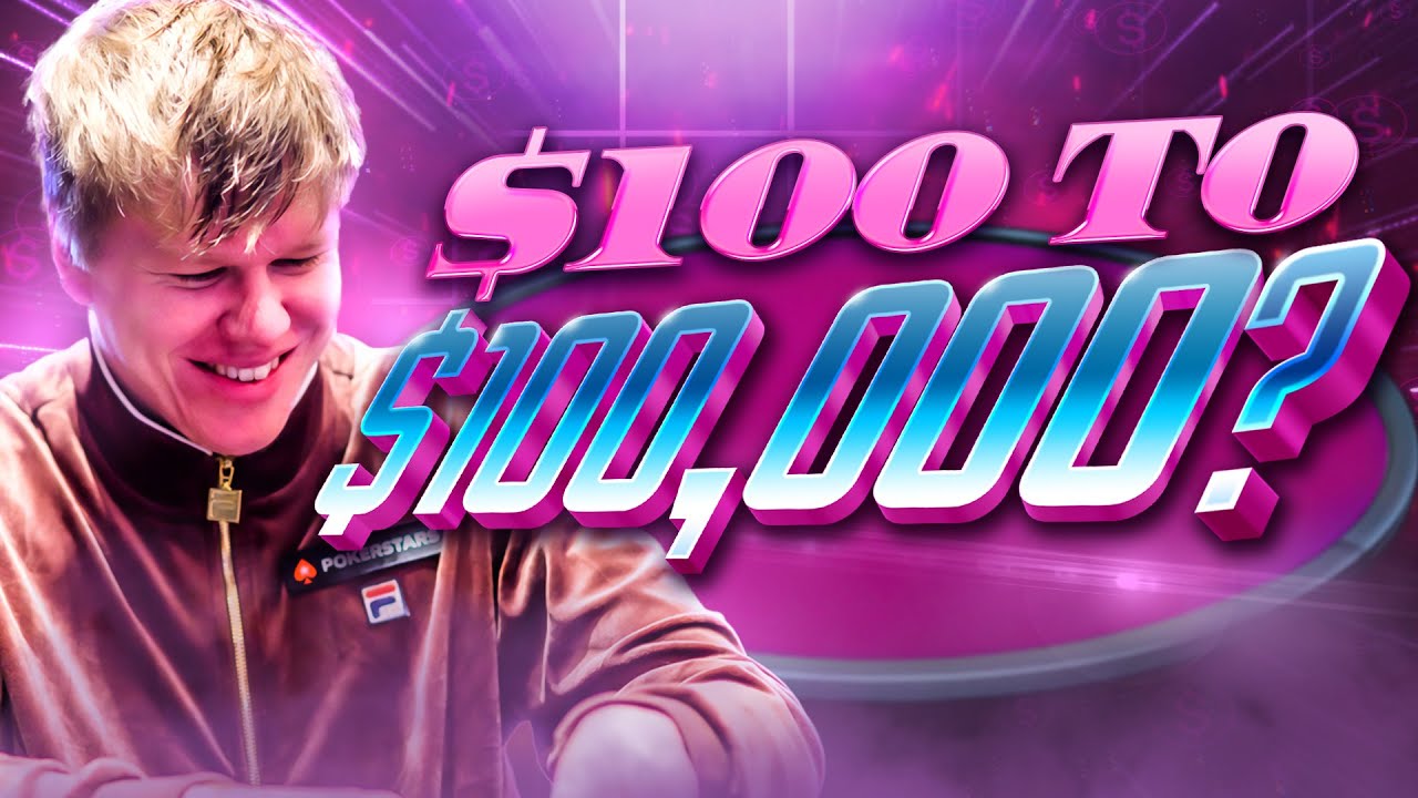 Can I turn $100 into $100,000 in one Poker Tournament?