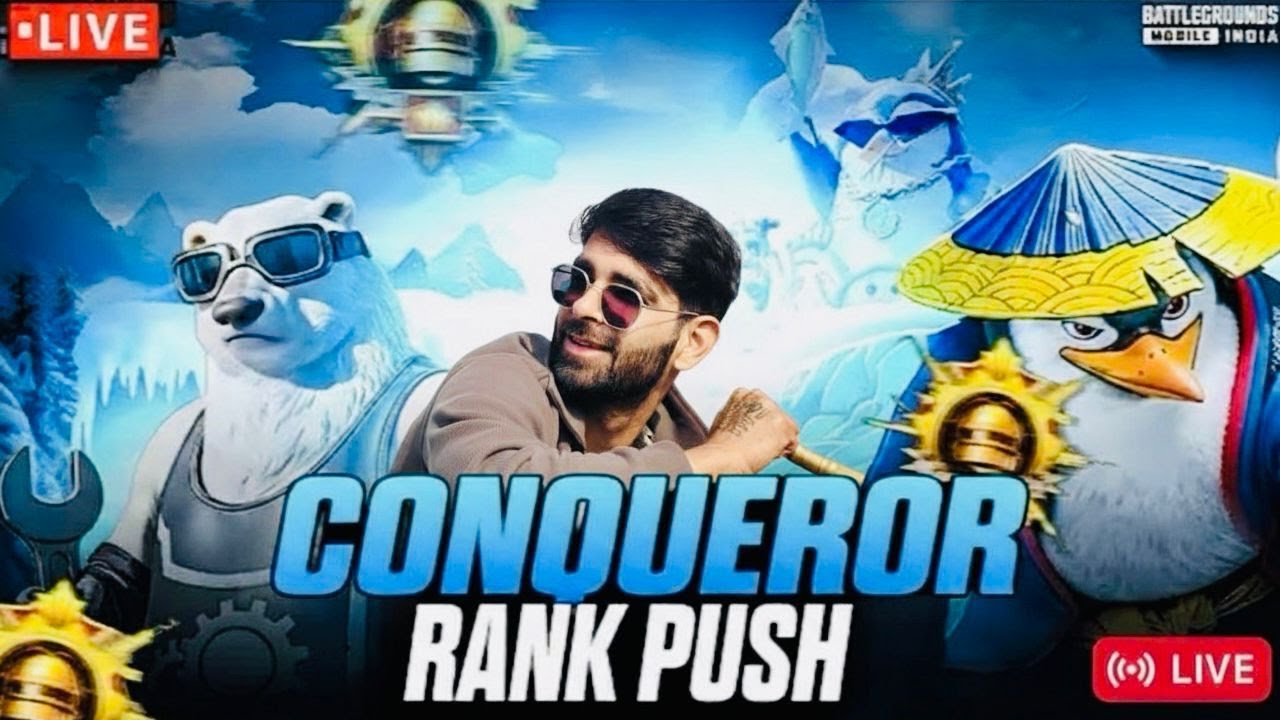 BGMI 4.1 UPDATE CONQUERER HARD RANK PUSH🔥#bgmi #pubgmobile #bgmilive  #shorts #shortsfeed