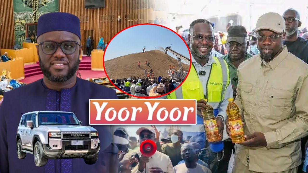 🛑 Yoor Yoor - Kaolack, Sonko annonce achat de 450milles Tonnes, 76 véhicules livrés aux députés📍