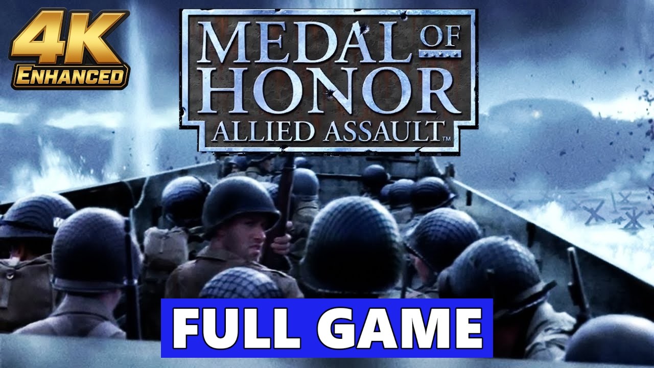 Medal of Honor: Allied Assault Full Walkthrough Gameplay - No Commentary 4K (PC Longplay)