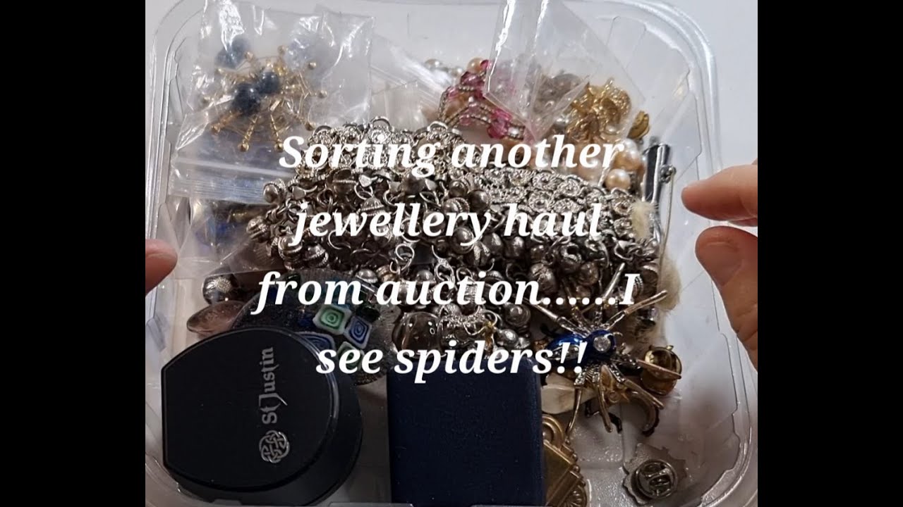 Another Auction Jewellery Haul. Looking for Spiders!!