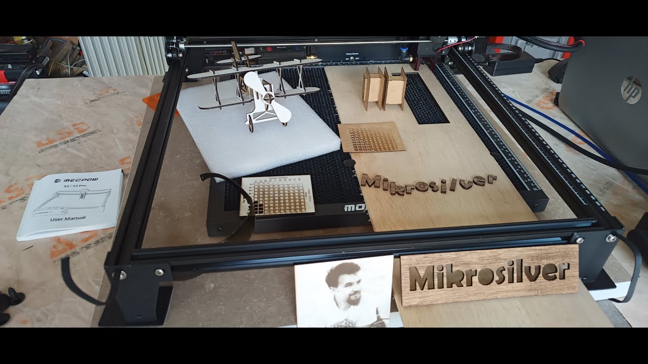 Mecpow X3 Pro 10W gravírozó (Honeycomb asztallal) összeszerelés és teszt