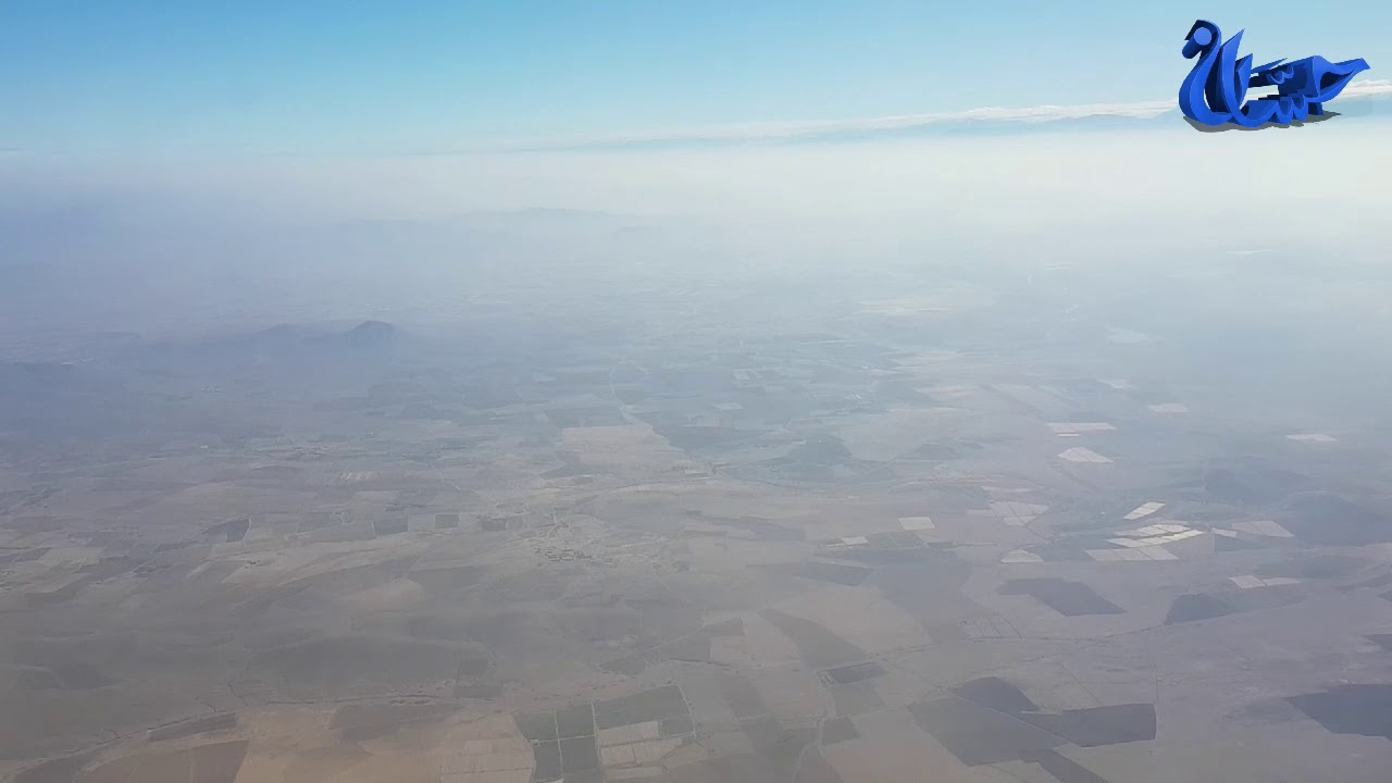 الهبوط في مطار مراكش المنارة المغرب & Landing plane at Marrakech - Morocco airport