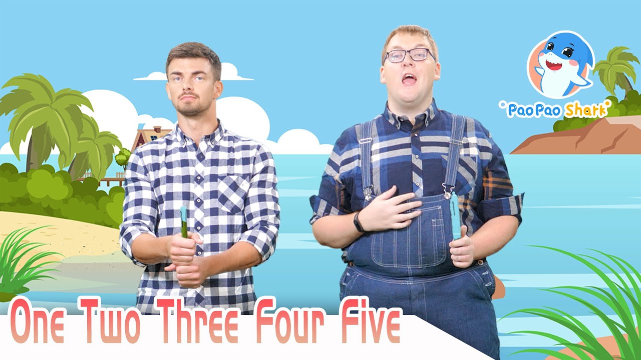 One Two Three Four Five | Paopao Shark Super Fun English Nursery Rhymes and Songs
