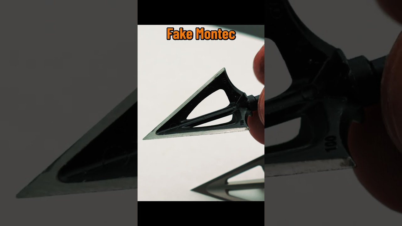 Первые впечатления о настоящих и поддельных наконечниках Montec Broadhead! 🤔🏹