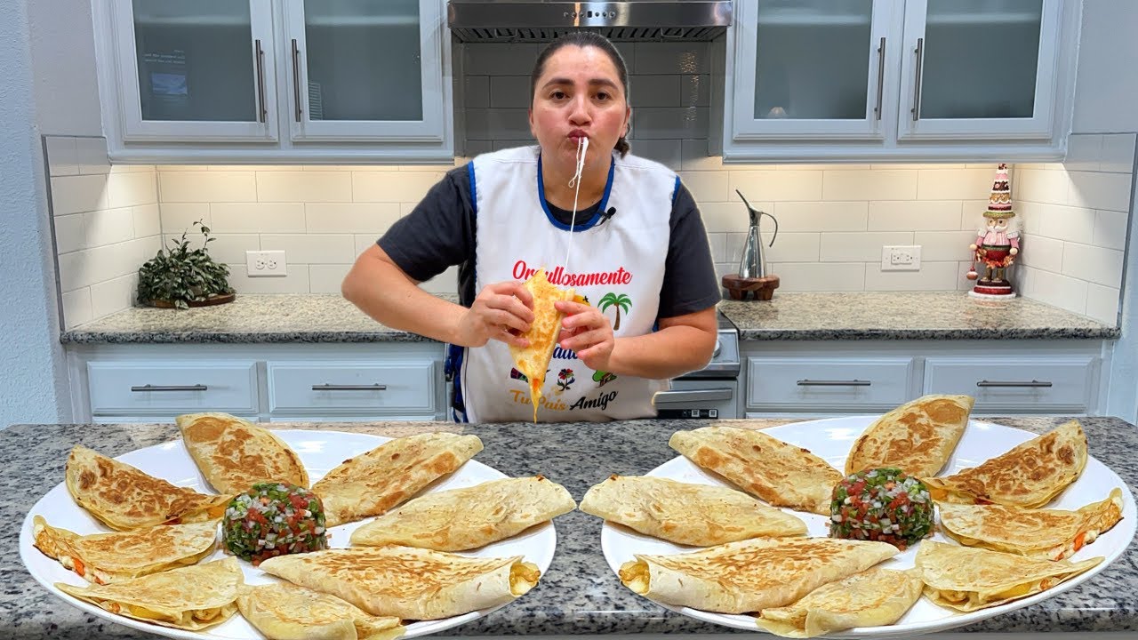 Quesadillas de pollo - MUCHÍSIMO mejor que Taco Bell 🔔🔔