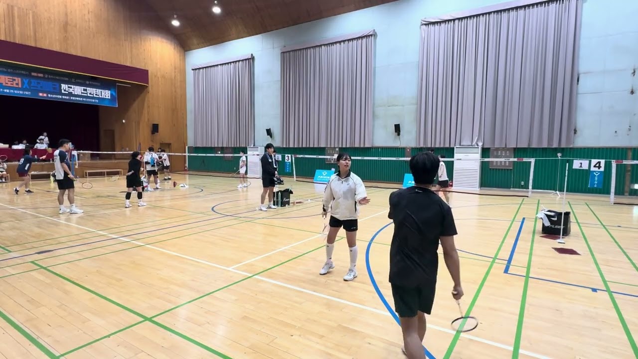 충주 스포츠팩토리 X 프리비크 전국배드민턴대회 혼복 예선 1