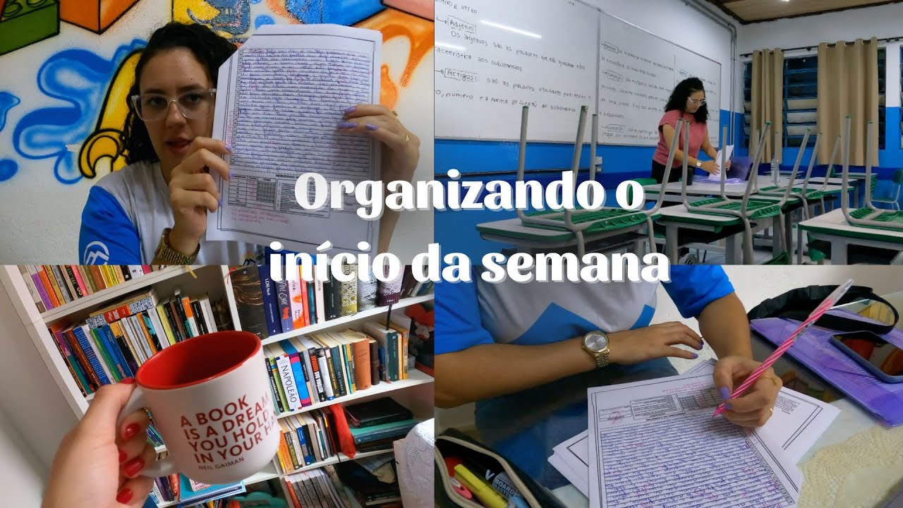 ROTINA DE UMA PROFESSORA #19 | Correção de provas | ORGANIZANDO a nova semana | Domingo em família