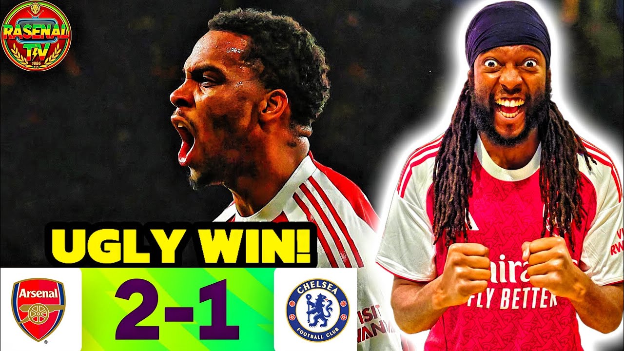 UGLY WIN! | NINE GAMES TO GO! | ARSENAL 2-1 CHELSEA