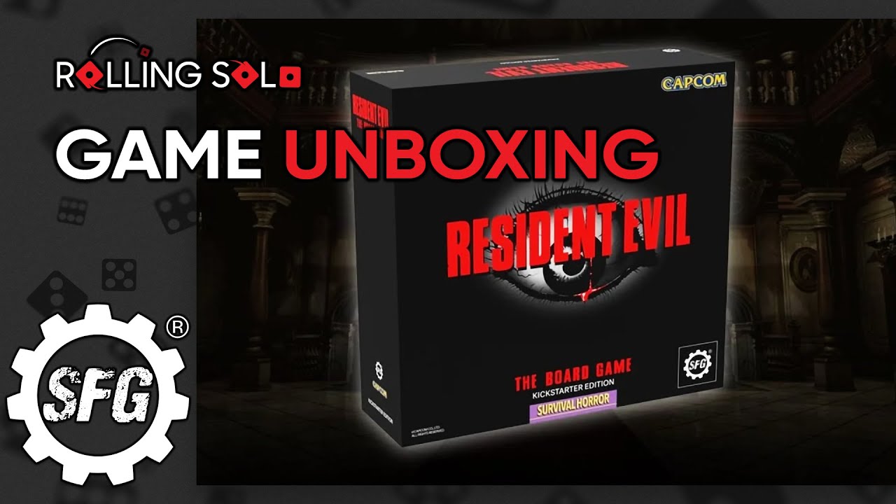 Resident Evil: Настольная игра | Издание Kickstarter | Распаковка игры