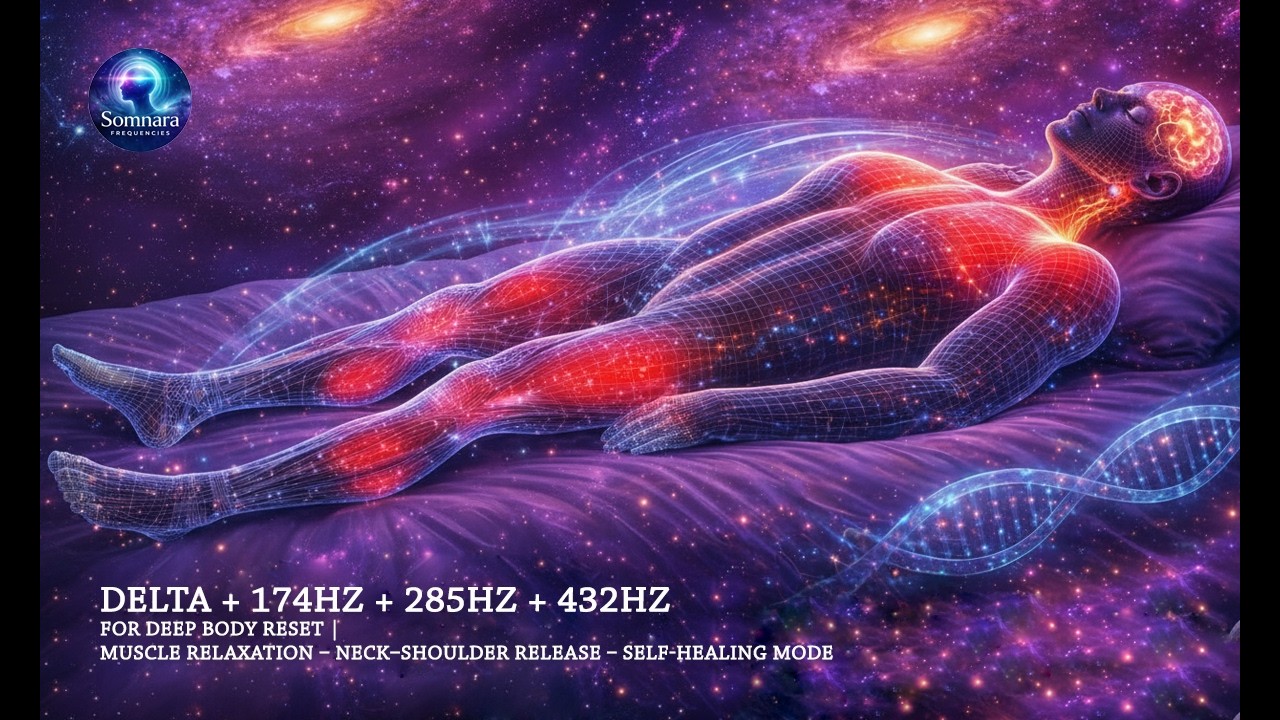 DELTA + 174Hz + 285Hz + 432Hz | FOR DEEP BODY RESET | Sound Healing | Healing Frequencies