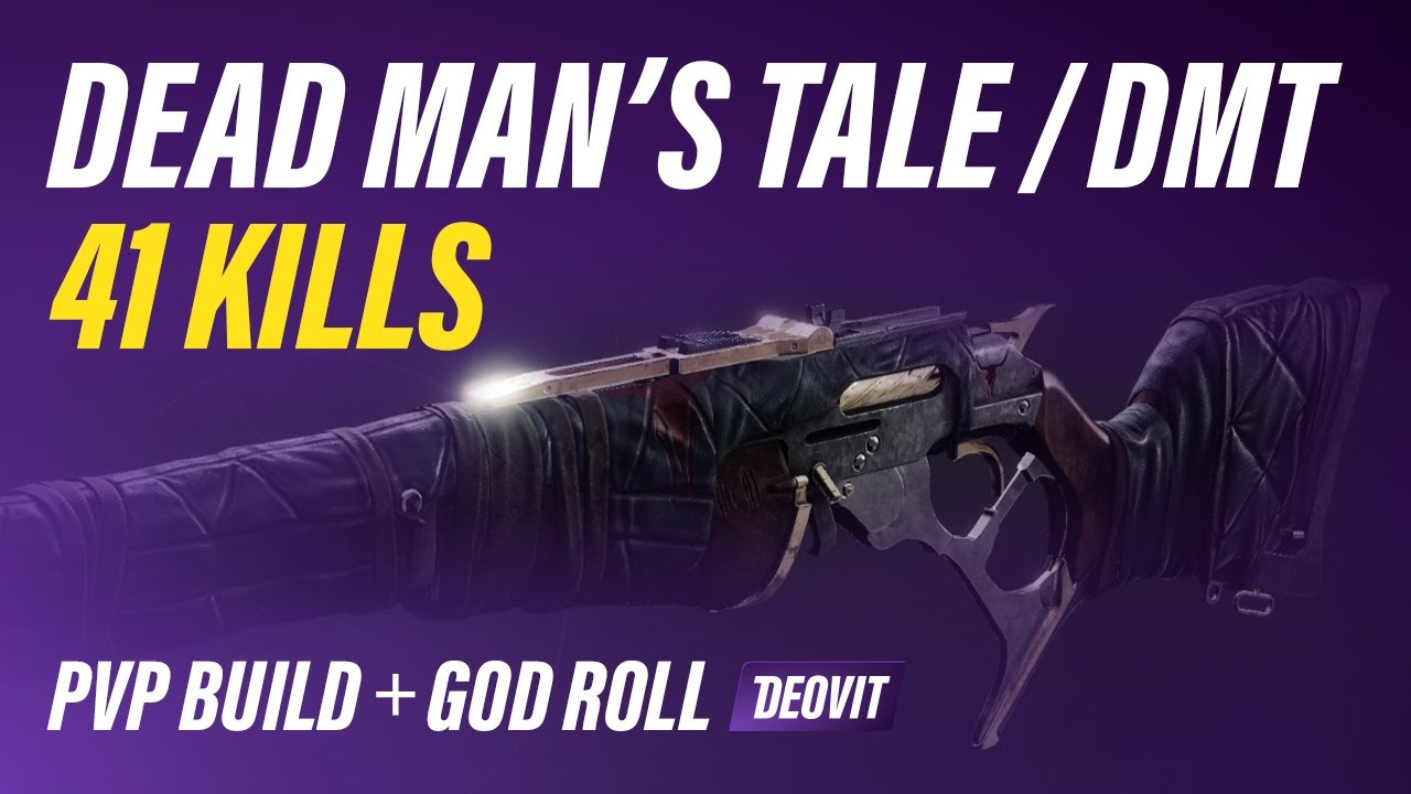 DEAD MAN'S TALE / scout rifle / 41 kills / PVP build + god roll / gameplay 01 / DMT is too powerful