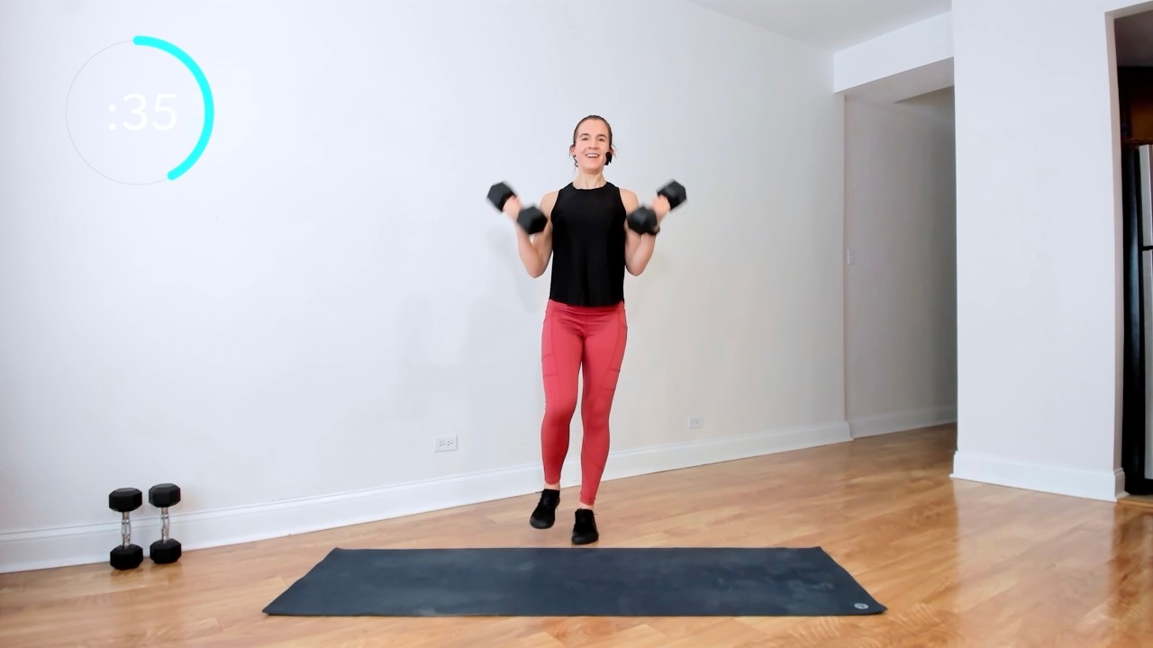 HIIT w/ dumbbells: cardio, flexibility, strength, & balance (Winter 2026 weeks 7 & 8)