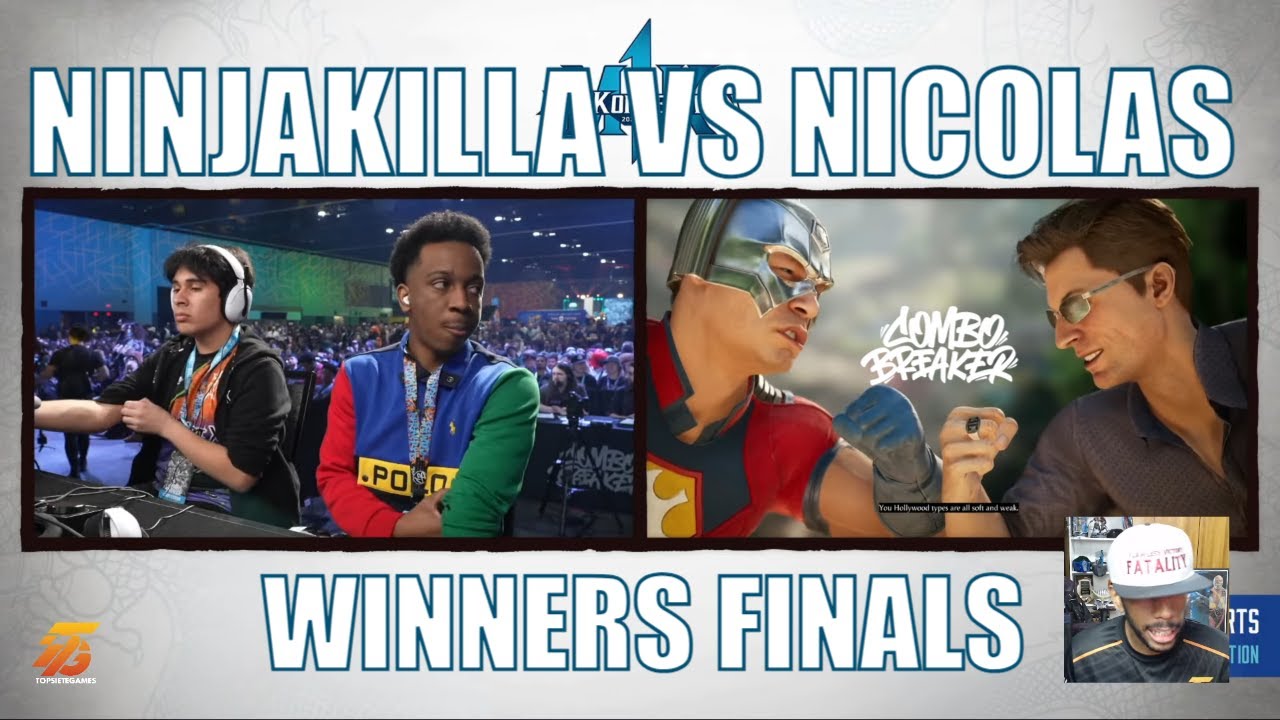 MK1: NINJAKILLA VS NICOLAS | PEACEMAKER VS JOHNNY CAGE | COMBO BREAKER 2024 PROKOMPETITION [ES]