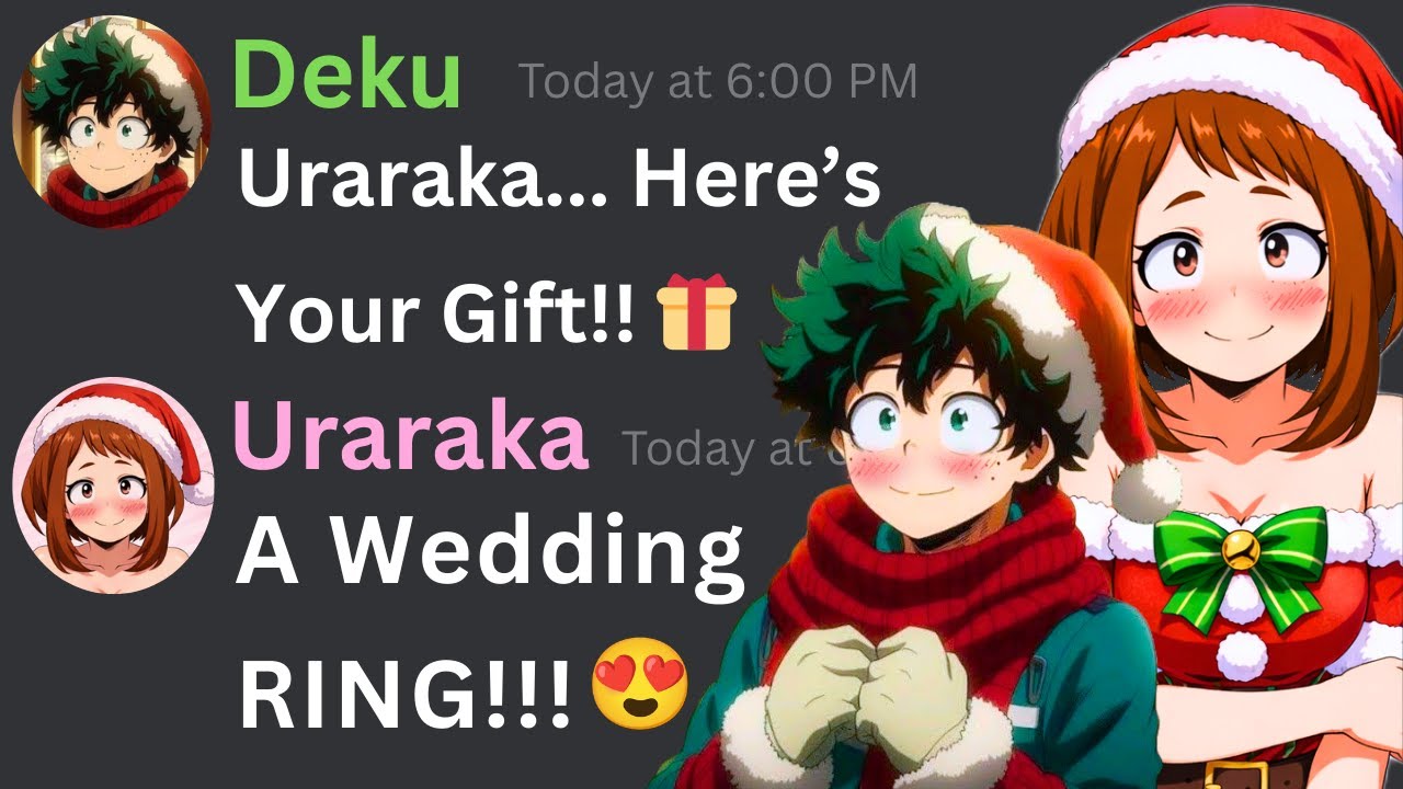 If My Hero Academia Characters Had a Christmas Party…😍
