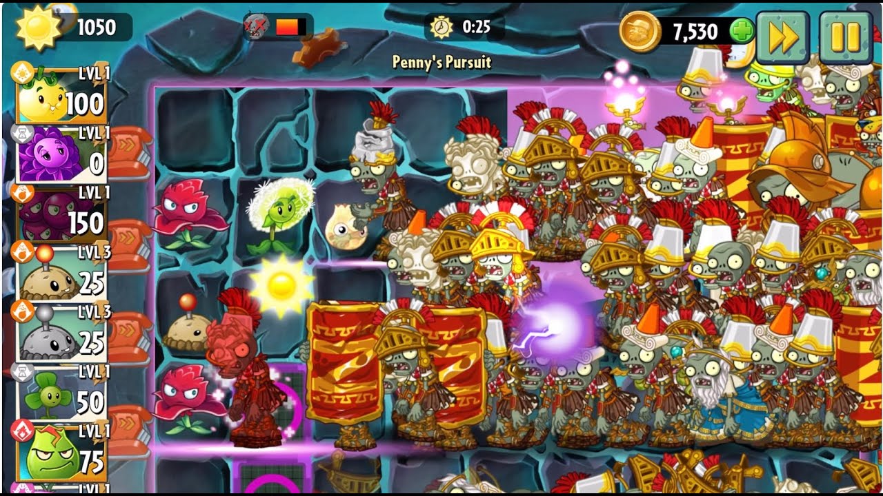 Plying pennys pursuit in PVZ 2
