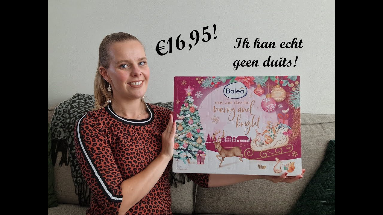 Balea Adventskalender 2023, Ik kan echt geen Duits...