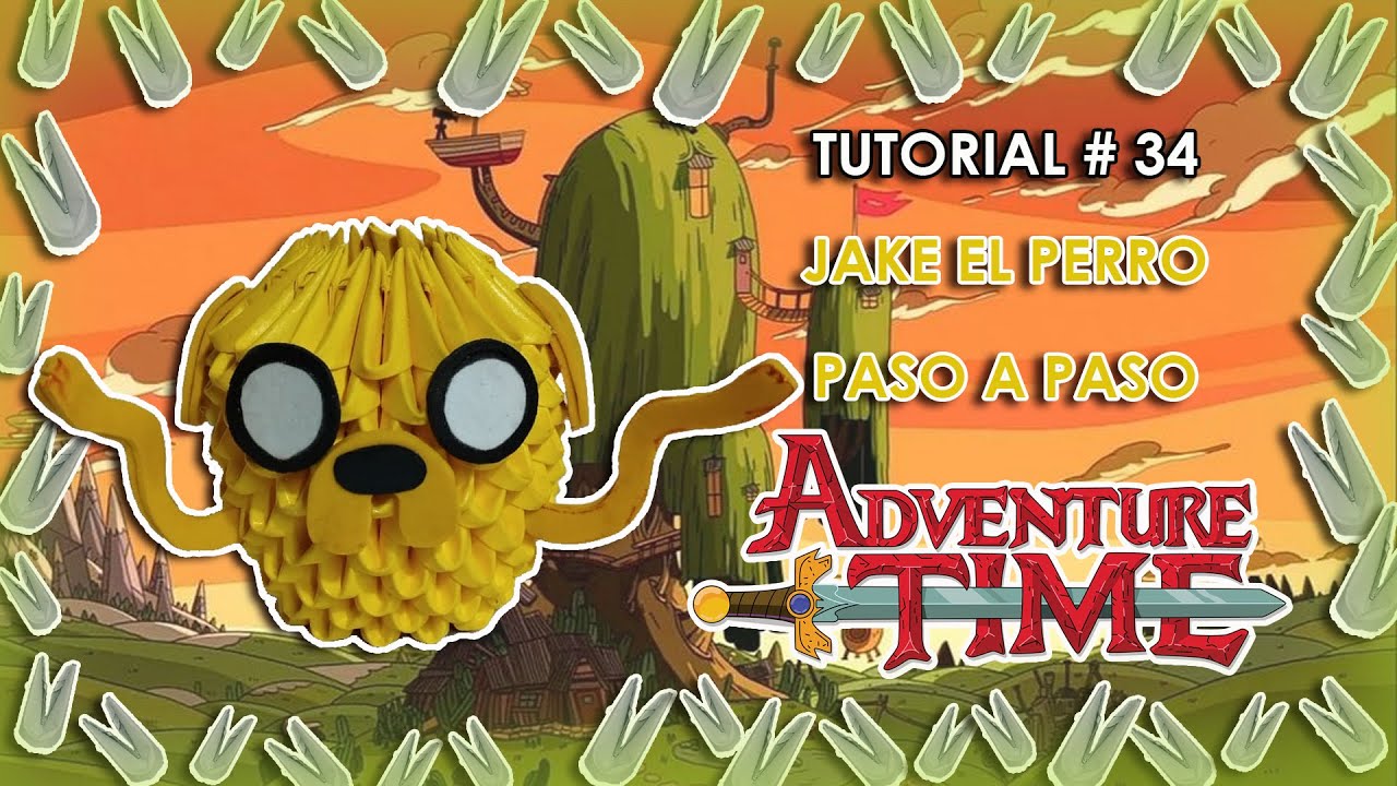 ¿Cómo hacer a JAKE✨ en Origami3D ?✂️| Hora de aventura |Tutorial paso a paso ✨| Priztiños Origami3D⭐