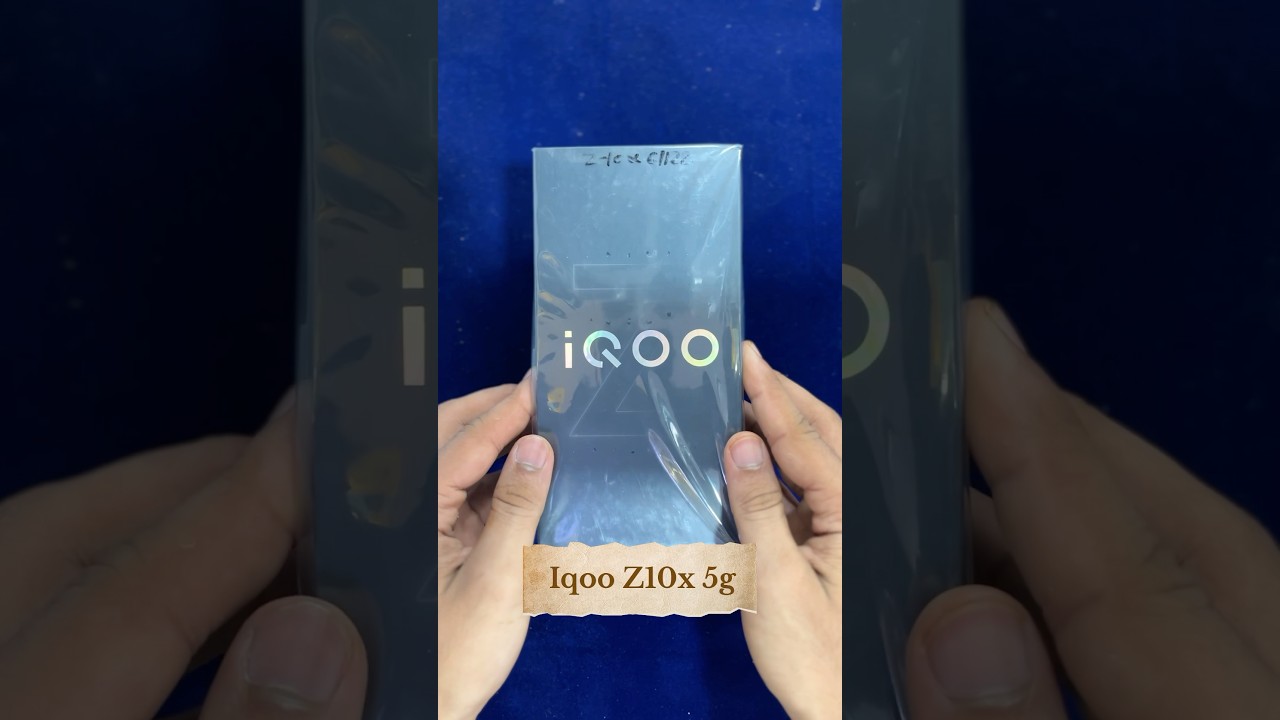 Iqoo Z10x 5g Titanium Unboxing!