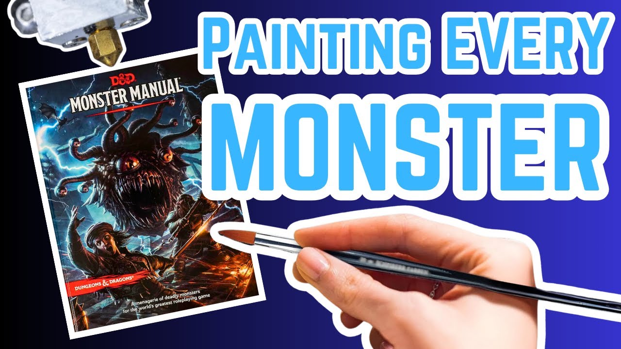 3D Printing and Painting EVERY Monster in the Monster Manual #1 - Aarakocra