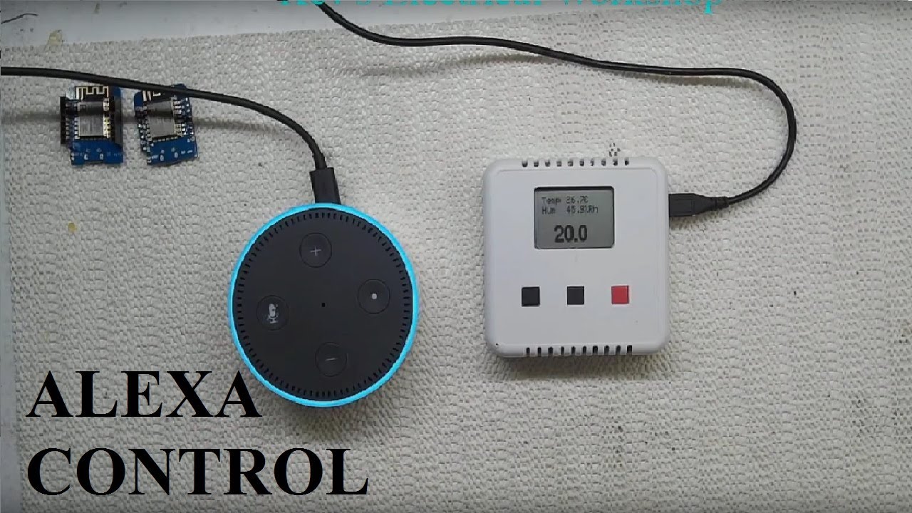 ESP8266 wifi room stat with display project Part 3.1 now with Amazon Alexa