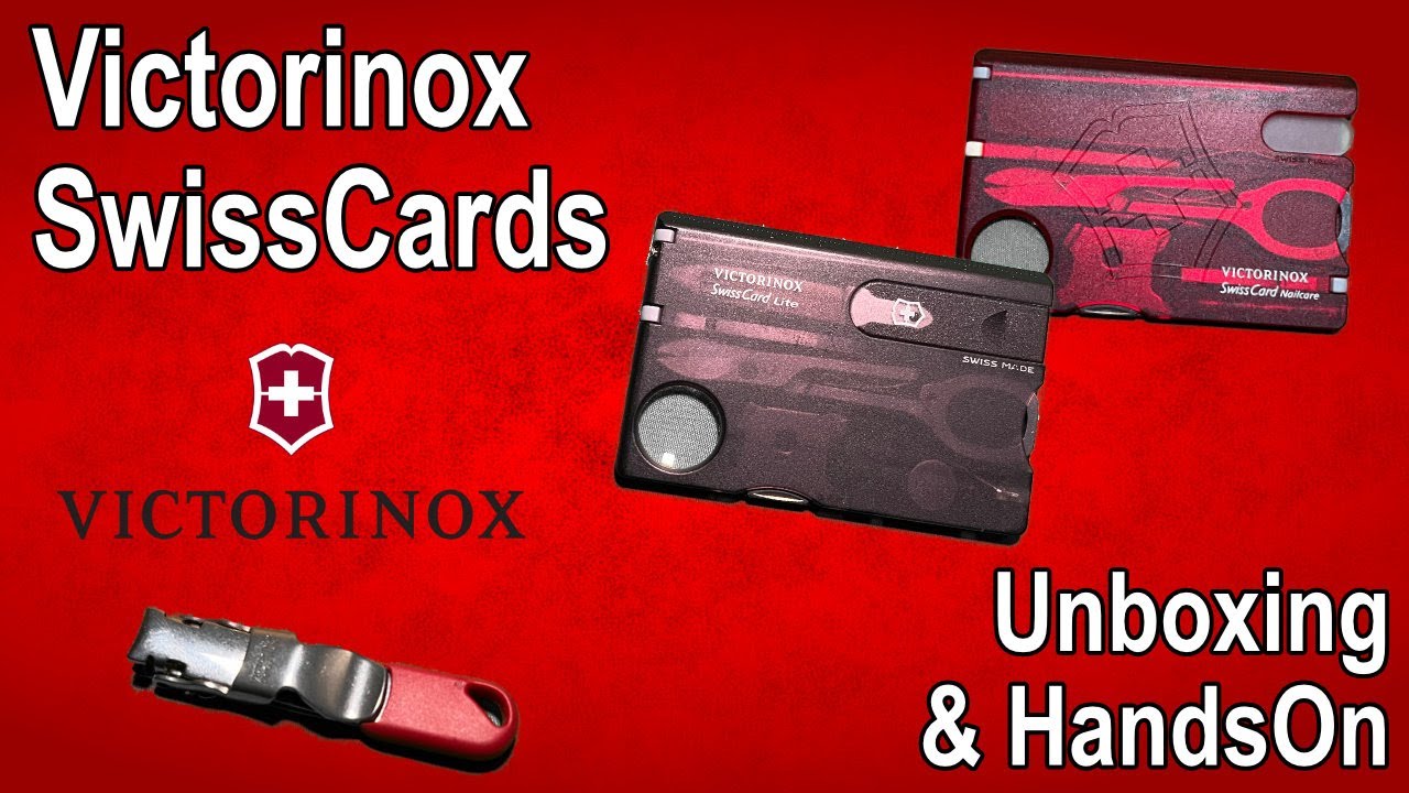 📦 🖐 Victorinox SwissCard´s - Nützliche Tools oder Sinnlose Gadgets? 🔪