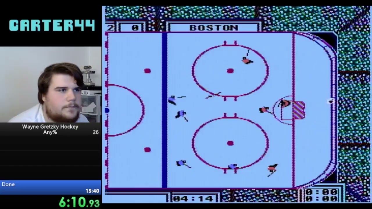Wayne Gretzky Hockey (NES) Speedrun //15:32// Carter44
