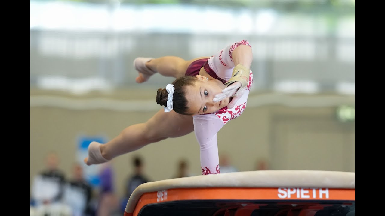 Johanna Schuberth 2. Bundesliga Turnen 2025 1. Wettkampf in Mannheim