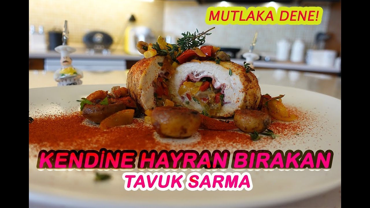 Ziyafet Sofralarının Vazgeçilmez Ana Yemeği '' Tavuk Sarma''