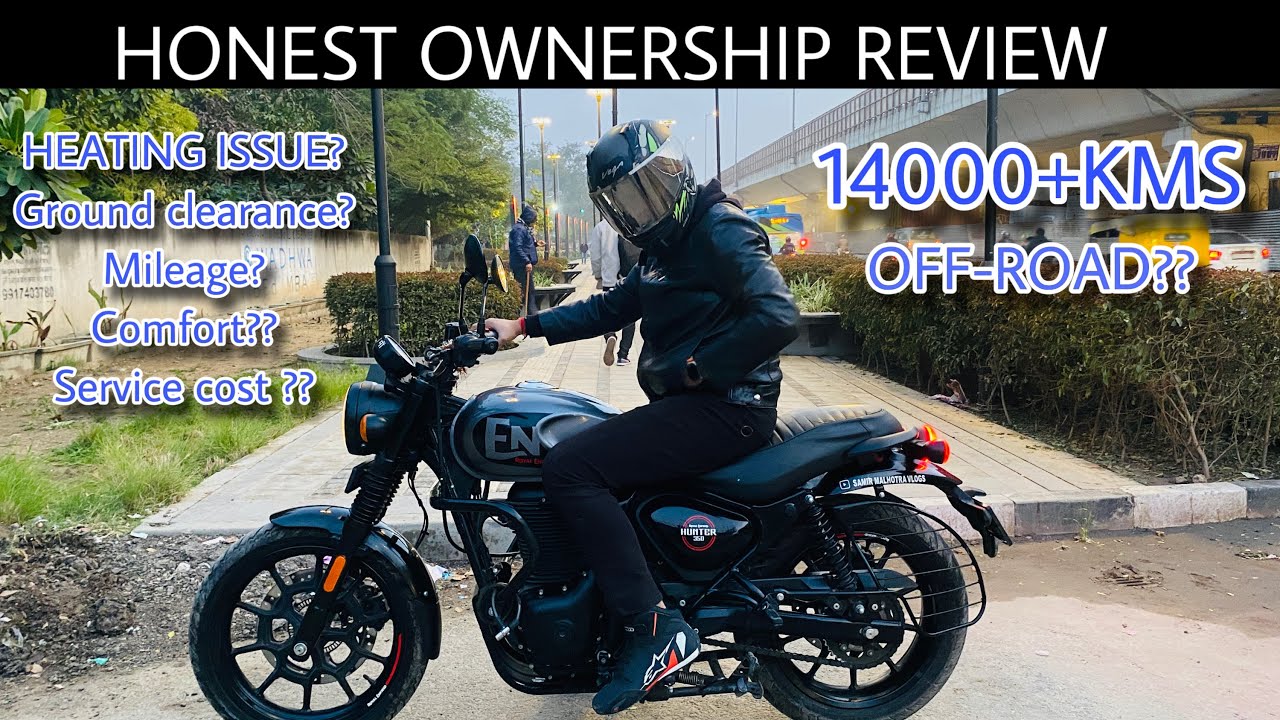 Hunter 350 Honest Ownership Review 14000+kms done  |Samir Malhotra Vlogs
