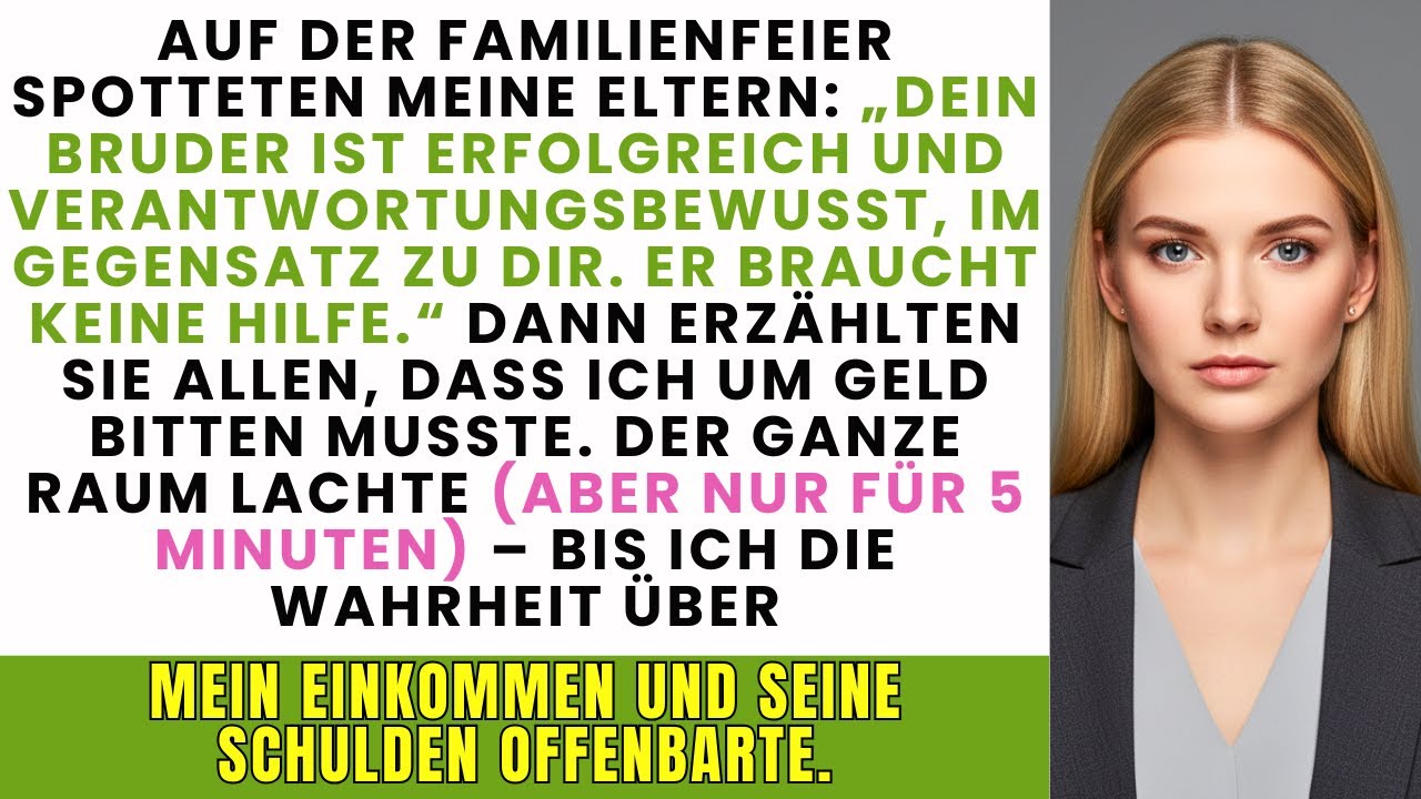Meine Eltern sagten: ‚Dein Bruder ist erfolgreich und verantwortungsbewusst – im Gegensatz zu dir…