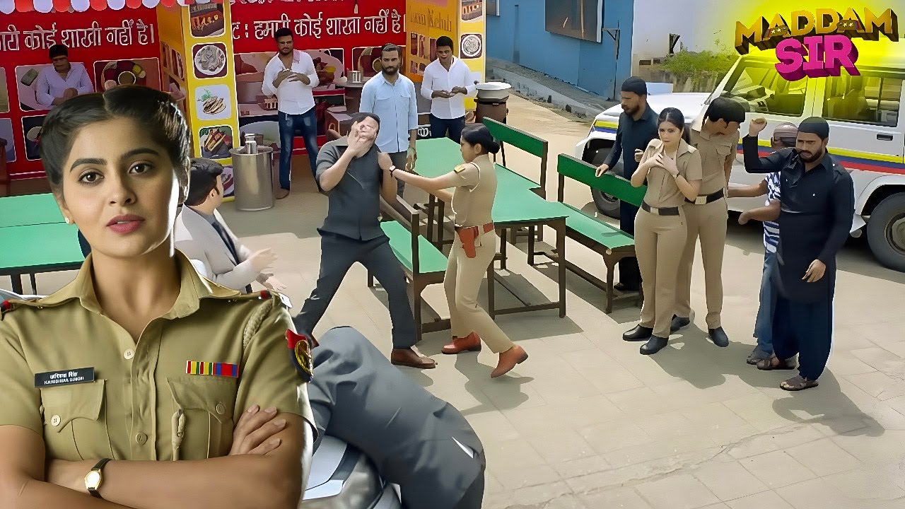 करिशमा सिंह और सभी पुलिस अधिकारी गए कबाब खाने,वहाँ गुंडों की हुई पिटाई || MADAM SIR  NEW EPISODE ||