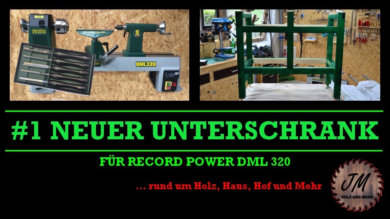 #1 Drechselbank Untergestell bauen - TEIL 1